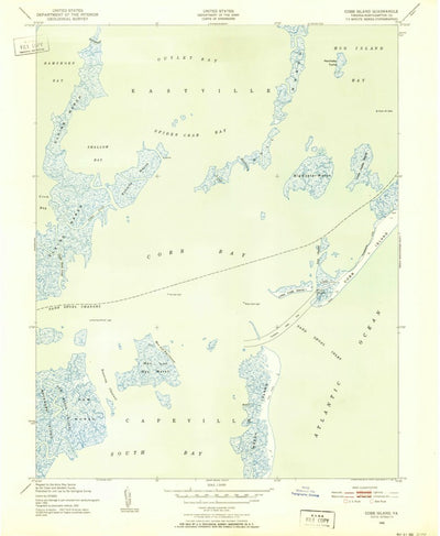 United States Geological Survey Cobb Island, VA (1942, 24000-Scale) digital map