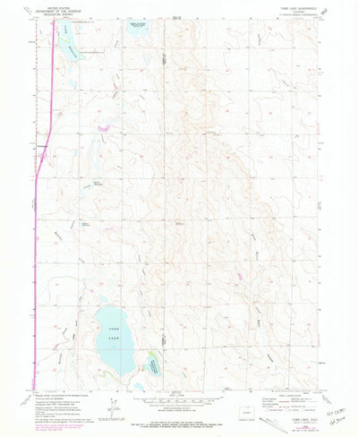United States Geological Survey Cobb Lake, CO (1960, 24000-Scale) digital map