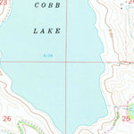 United States Geological Survey Cobb Lake, CO (1960, 24000-Scale) digital map
