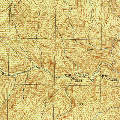 United States Geological Survey Cobblestone Mountain, CA (1944, 31680-Scale) digital map
