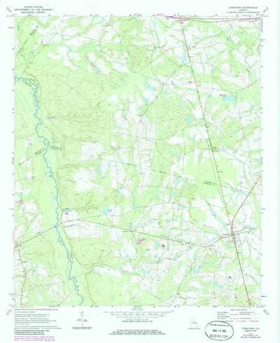 United States Geological Survey Cobbtown, GA (1970, 24000-Scale) digital map