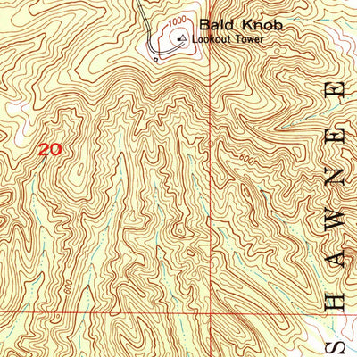 United States Geological Survey Cobden, IL (1947, 24000-Scale) digital map