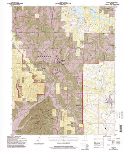 United States Geological Survey Cobden, IL (1996, 24000-Scale) digital map