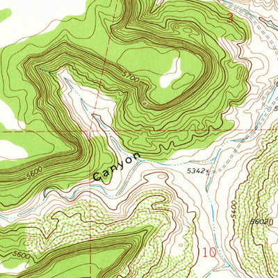 United States Geological Survey Cobert Mesa North, CO (1972, 24000-Scale) digital map
