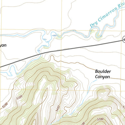 United States Geological Survey Cobert Mesa South, NM (2020, 24000-Scale) digital map
