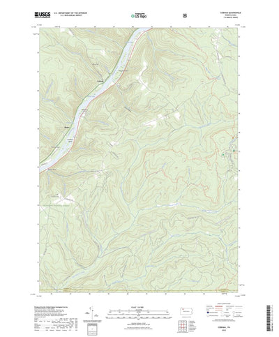 United States Geological Survey Cobham, PA (2023, 24000-Scale) digital map
