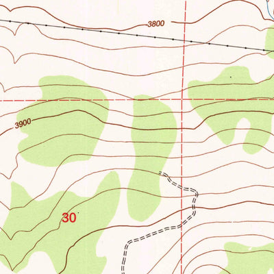 United States Geological Survey Coble Mountain, CA (1995, 24000-Scale) digital map