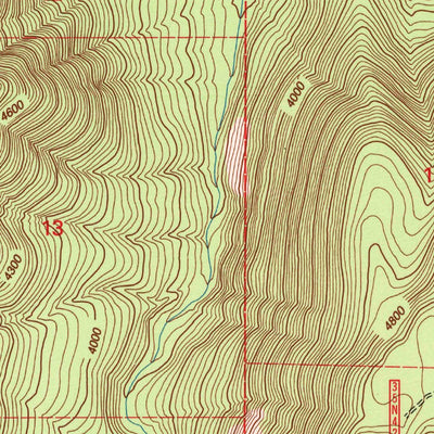 United States Geological Survey Coble Mountain, CA (1995, 24000-Scale) digital map