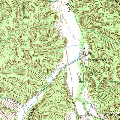 United States Geological Survey Coble, TN (1952, 24000-Scale) digital map