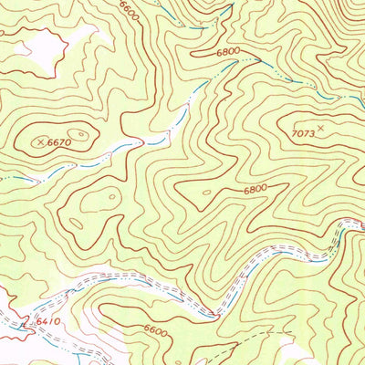United States Geological Survey Cobre SE, NV (1967, 24000-Scale) digital map