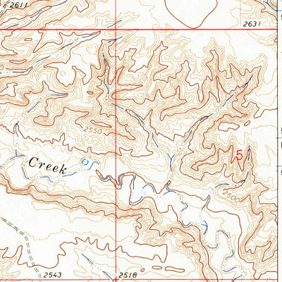 United States Geological Survey Coburg, MT (1964, 24000-Scale) digital map