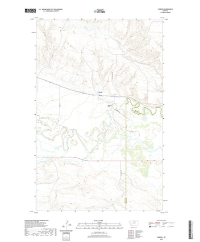 United States Geological Survey Coburg, MT (2020, 24000-Scale) digital map