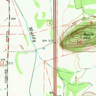 United States Geological Survey Coburg, OR (1967, 24000-Scale) digital map
