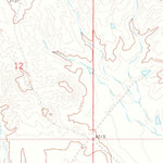 United States Geological Survey Coburn Butte, MT (1971, 24000-Scale) digital map