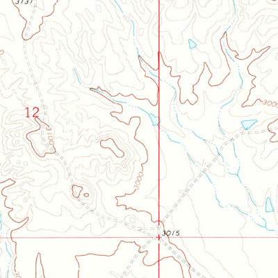 United States Geological Survey Coburn Butte, MT (1971, 24000-Scale) digital map
