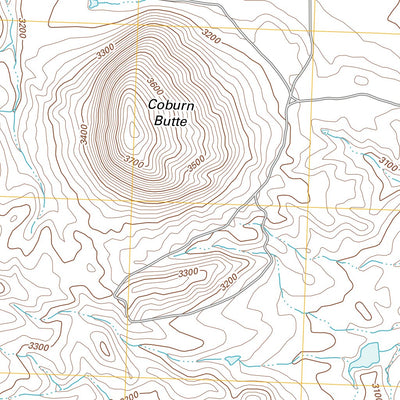 United States Geological Survey Coburn Butte, MT (2011, 24000-Scale) digital map