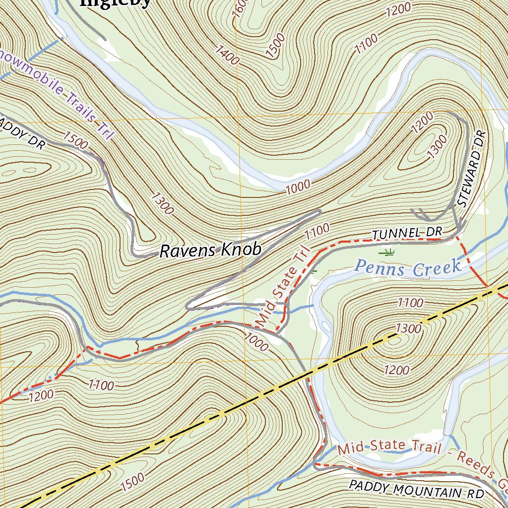 Coburn, PA (2023, 24000-Scale) Map by United States Geological Survey ...