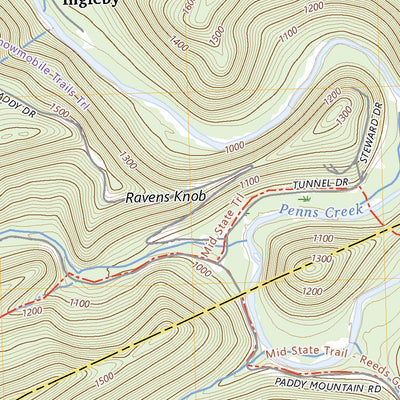 United States Geological Survey Coburn, PA (2023, 24000-Scale) digital map