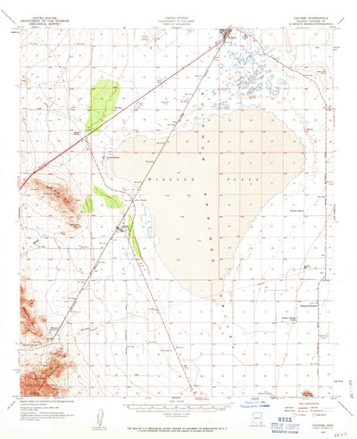 United States Geological Survey Cochise, AZ (1958, 62500-Scale) digital map
