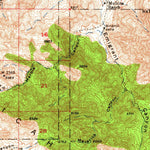 United States Geological Survey Cochise Head, AZ (1950, 62500-Scale) digital map