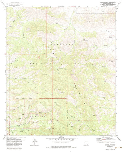 United States Geological Survey Cochise Head, AZ (1979, 24000-Scale) digital map