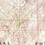 United States Geological Survey Cochise Stronghold, AZ (1996, 24000-Scale) digital map