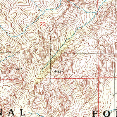 United States Geological Survey Cochise Stronghold, AZ (1996, 24000-Scale) digital map