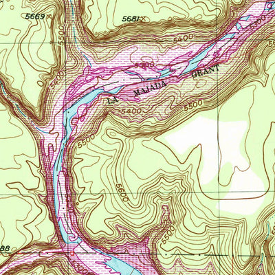 United States Geological Survey Cochiti Dam, NM (1953, 24000-Scale) digital map
