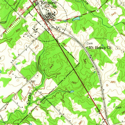 United States Geological Survey Cochran, GA (1956, 62500-Scale) digital map