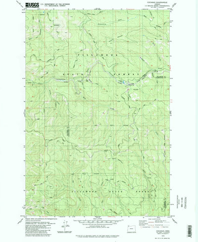 United States Geological Survey Cochran, OR (1979, 24000-Scale) digital map