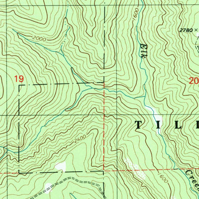 United States Geological Survey Cochran, OR (1979, 24000-Scale) digital map
