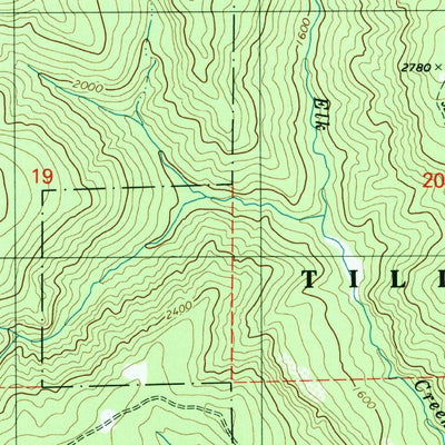 United States Geological Survey Cochran, OR (1979, 24000-Scale) digital map