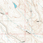 United States Geological Survey Cochran Reservoir, MT (1982, 24000-Scale) digital map
