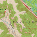 United States Geological Survey Cochrane, WI-MN (1972, 24000-Scale) digital map