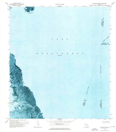 United States Geological Survey Cochrans Pass, FL (1971, 24000-Scale) digital map