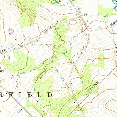 United States Geological Survey Cochranton, PA (1967, 24000-Scale) digital map