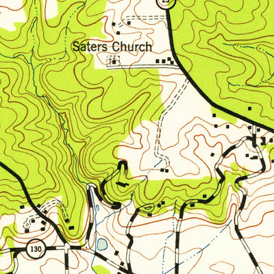 United States Geological Survey Cockeysville, MD (1943, 24000-Scale) digital map