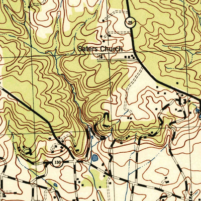 United States Geological Survey Cockeysville, MD (1944, 31680-Scale) digital map