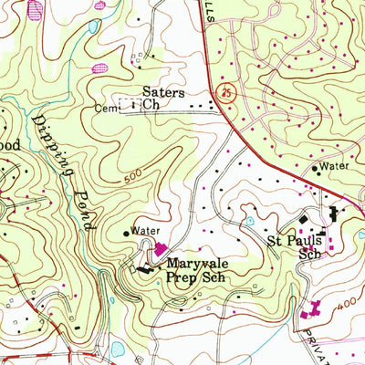 United States Geological Survey Cockeysville, MD (1957, 24000-Scale) digital map