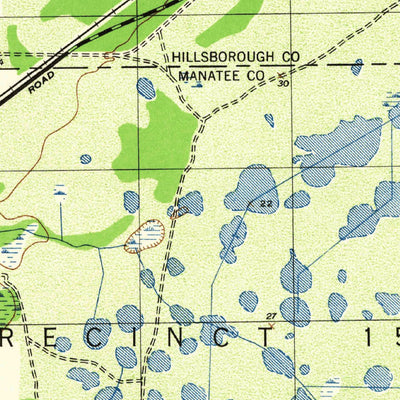 United States Geological Survey Cockroach Bay, FL (1942, 31680-Scale) digital map