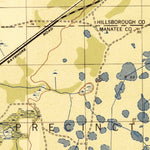 United States Geological Survey Cockroach Bay, FL (1945, 31680-Scale) digital map