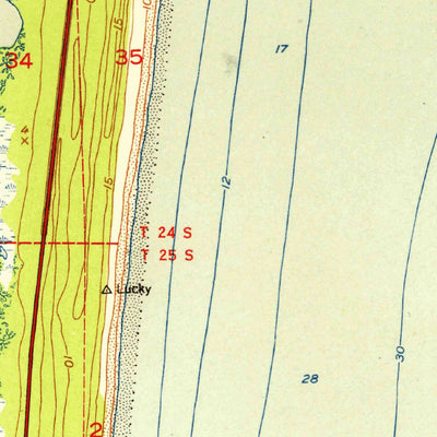 United States Geological Survey Cocoa Beach, FL (1951, 24000-Scale) digital map