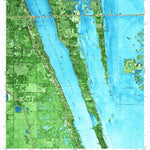United States Geological Survey Cocoa, FL (1976, 24000-Scale) digital map