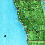 United States Geological Survey Cocoa, FL (1976, 24000-Scale) digital map