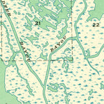 United States Geological Survey Cocodrie, LA (1935, 31680-Scale) digital map