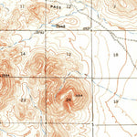 United States Geological Survey Cocoraque Butte, AZ (1941, 62500-Scale) digital map
