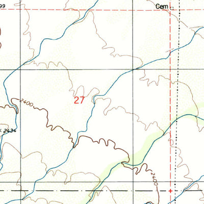 United States Geological Survey Cocoraque Butte, AZ (1996, 24000-Scale) digital map