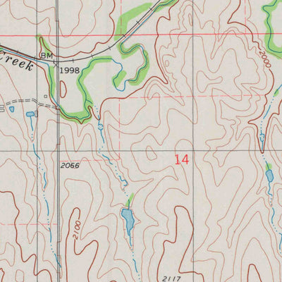 United States Geological Survey Codell, KS (1978, 24000-Scale) digital map