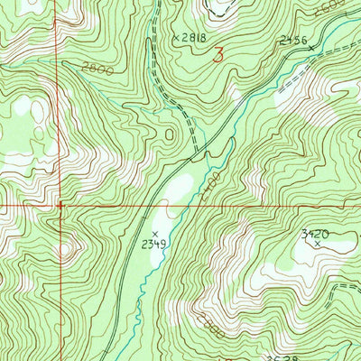 United States Geological Survey Cody Butte, WA (1989, 24000-Scale) digital map