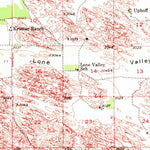 United States Geological Survey Cody Lake, NE (1949, 62500-Scale) digital map